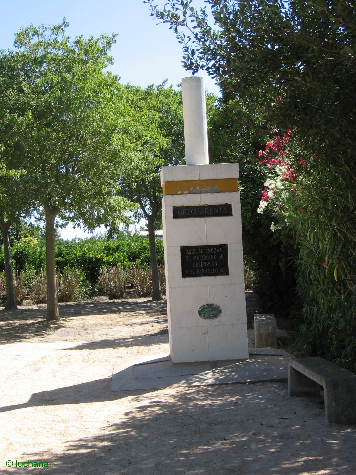 Greenwich Meridian Marker; Spain; Valencia; Castell